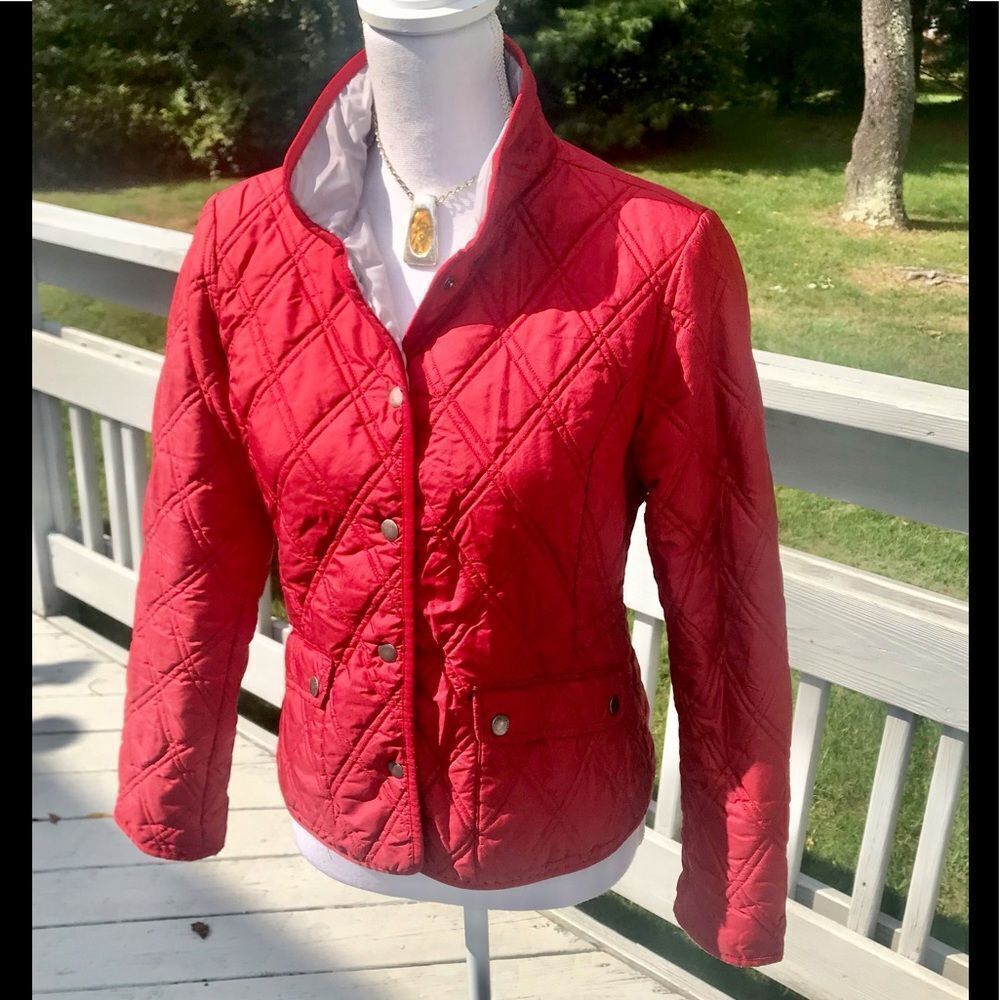 Eddie Bauer lightweight Diamond quilted jacket